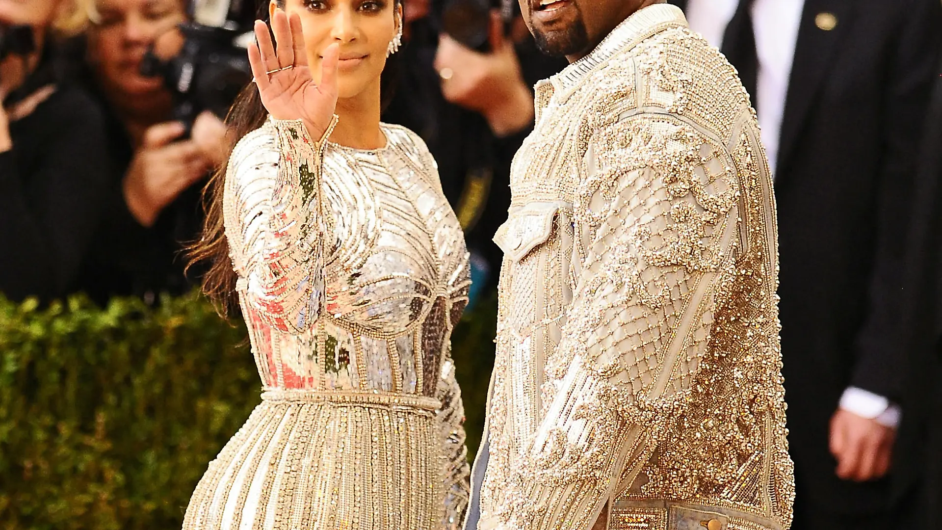 Kim Kardashian and Kanye West are a stylish pair as they arrive at the 2016 Met Gala in New York City, New York on May 3, 2016.
<P>
Pictured: Kim Kardashian and Kanye West
<B>Ref: SPL1274410  030516  </B><BR/>
Picture by: SharpshooterImages / Splash News<BR/>
</P><P>
<B>Splash News and Pictures</B><BR/>
Los Angeles:	310-821-2666<BR/>
New York:	212-619-2666<BR/>
London:	870-934-2666<BR/>
photodesk@splashnews.com<BR/>
</P>