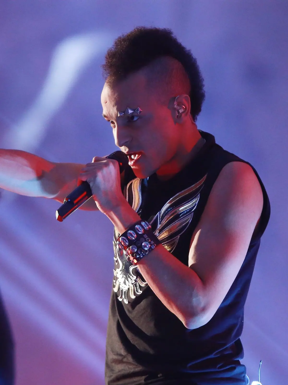 Prince Damien bei seinem Auftritt in der Event-Show im Bergwerk Merkers.    Verwendung der Bilder für Online-Medien ausschließlich mit folgender Verlinkung:'Alle Infos zu 'Deutschland sucht den Superstar' im Special bei RTL.de: http://www.rtl.de/cms/sendungen/superstar.html