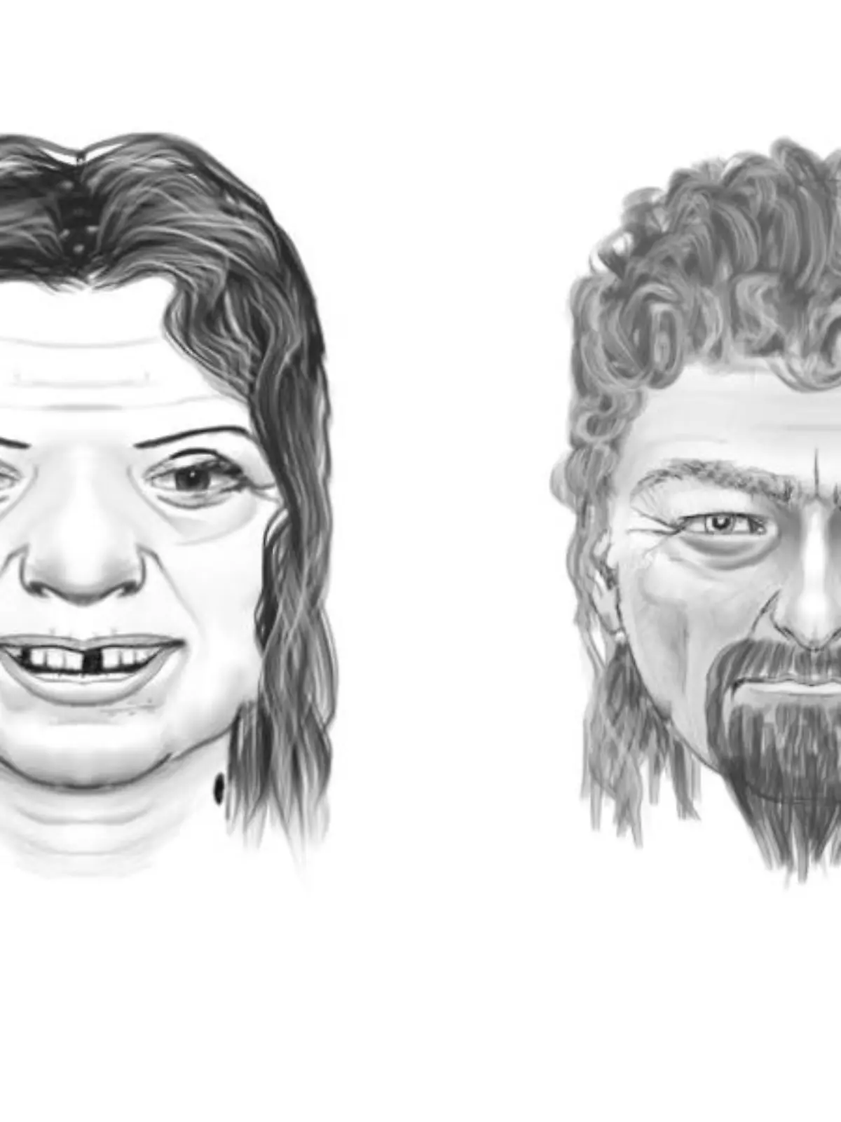 Die Polizei Hannover fahndet aktuell mit diesen Phantomskizzen nach einem Täterpaar. Sie sollen am 05. Januar einen 12-jährigen Jungen in der Straße "Innersteweg" im hannoverschen Ortsteil Burg beraubt hat.