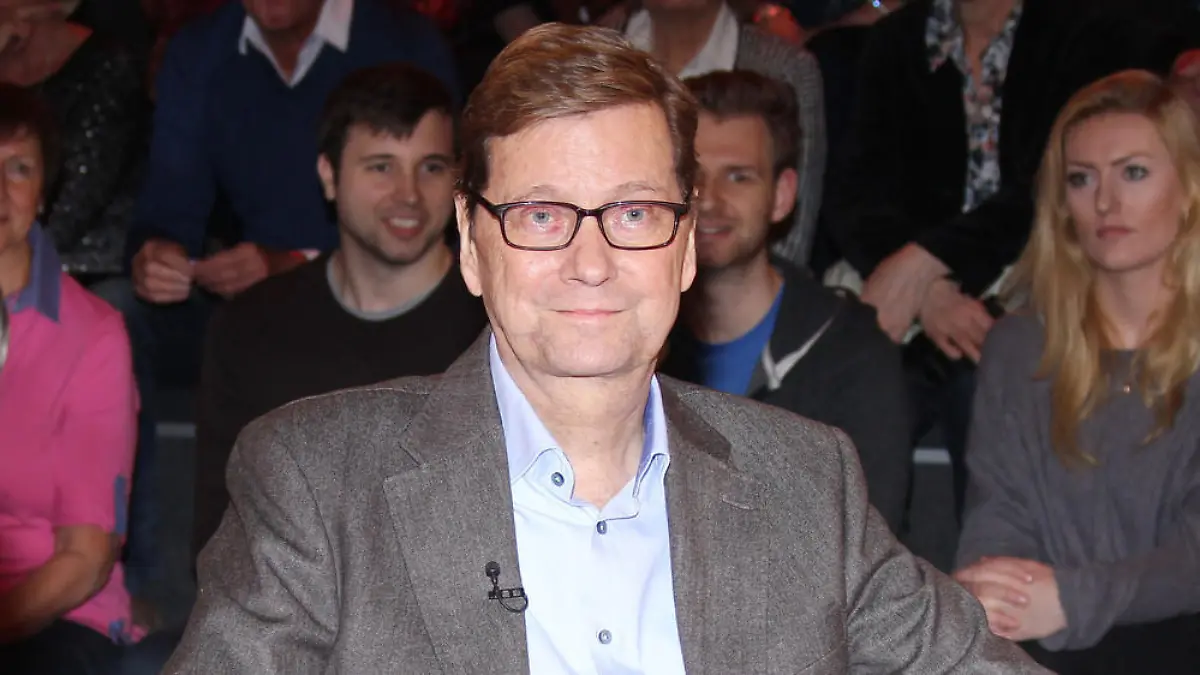 Guido Westerwelle bei einem seiner letzten Fernsehauftritte im November 2015