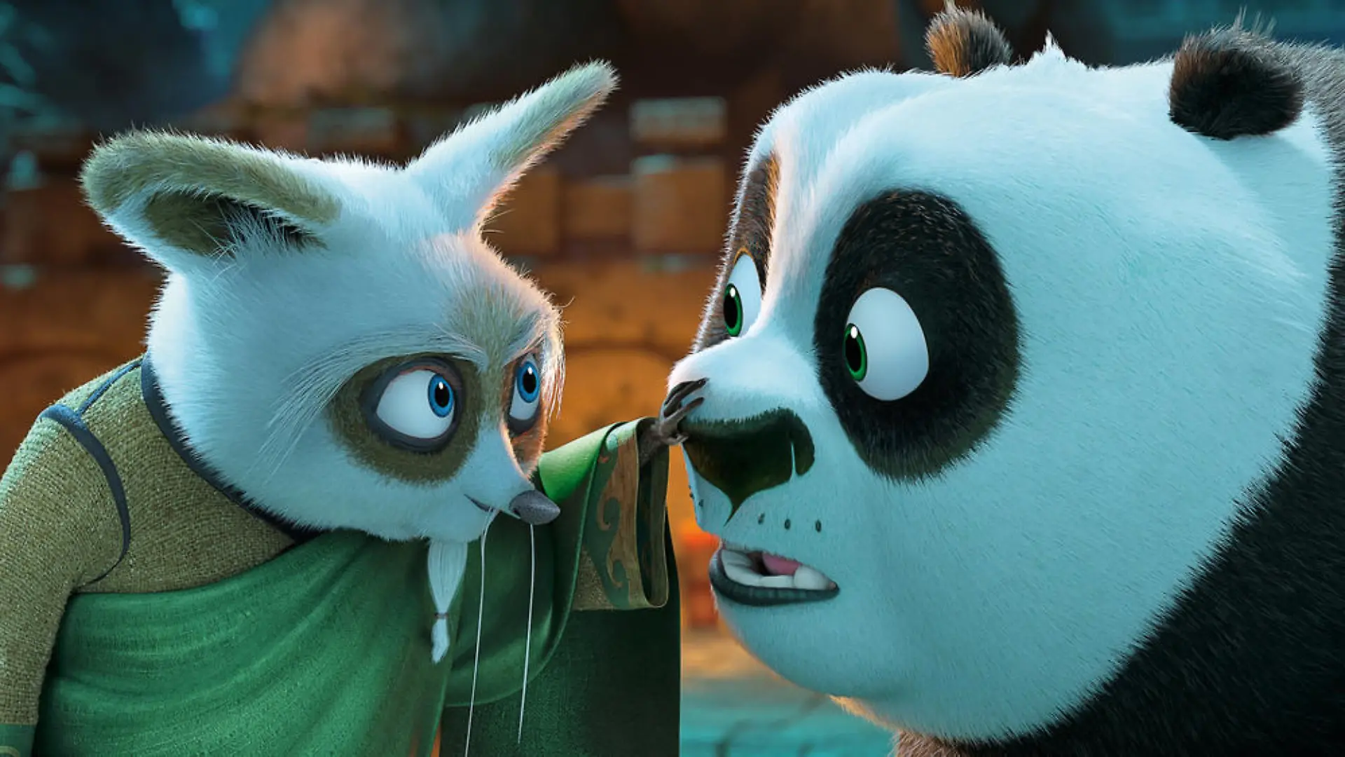 Meister Shifu will, dass Panda Po künftig die Kung-Fu-Schüler unterrichtet