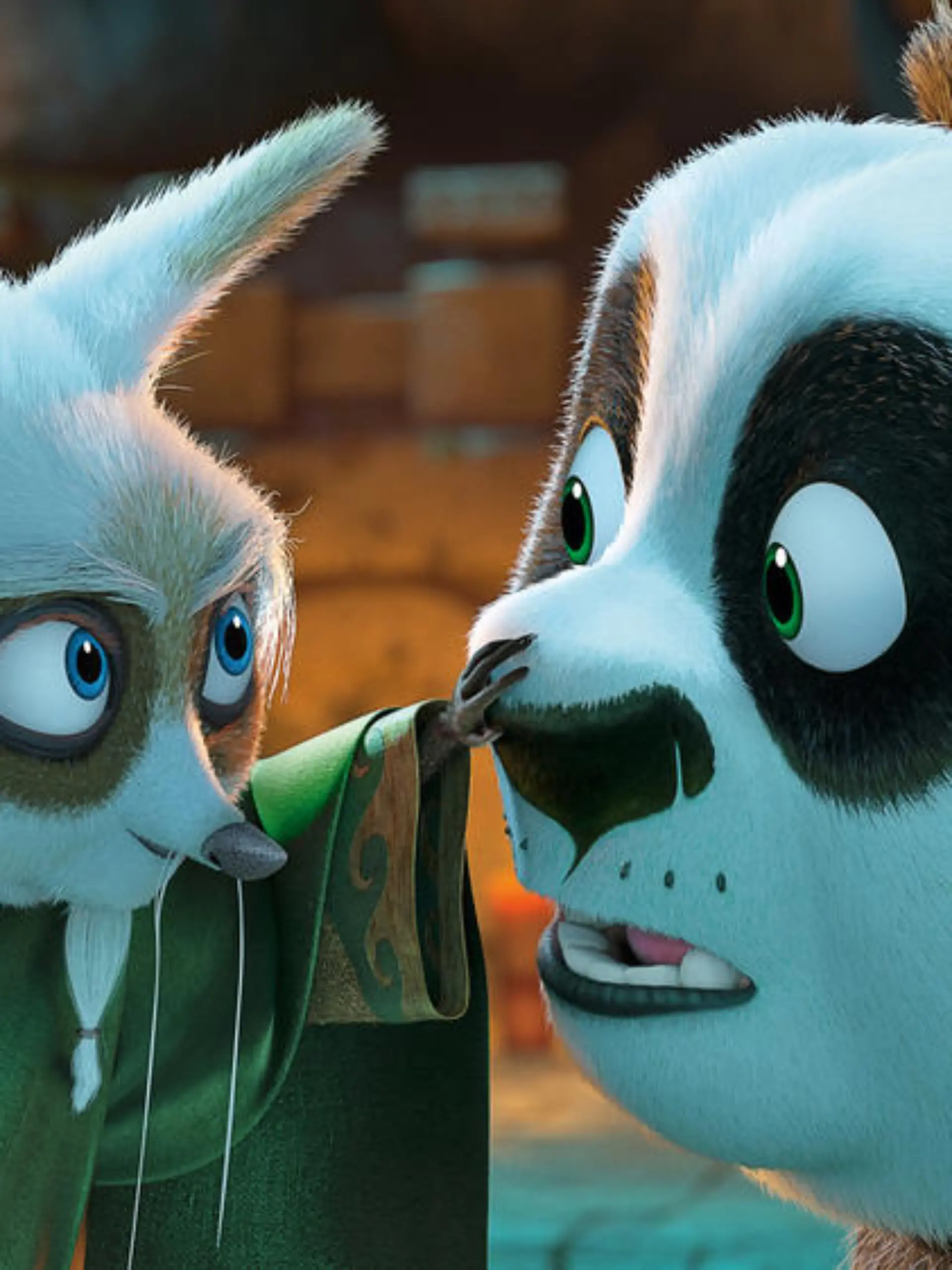 Meister Shifu will, dass Panda Po künftig die Kung-Fu-Schüler unterrichtet
