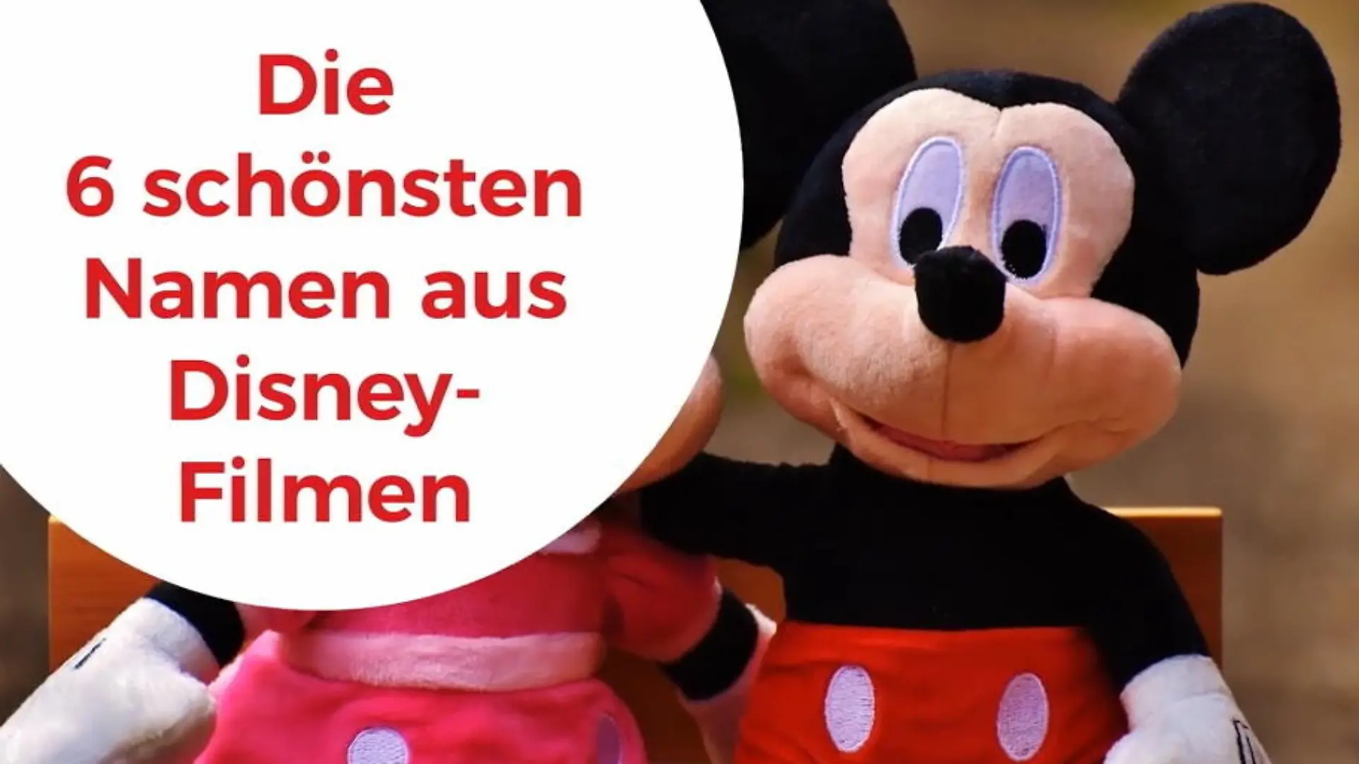 Die schönsten Namen aus Disney-Filmen