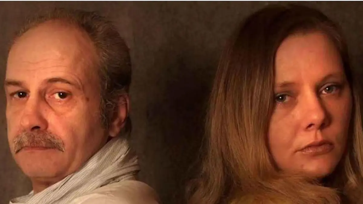 Dieter Wollny und Stieftochter Jessica auf dem Cover ihres Enthüllungsbuchs.