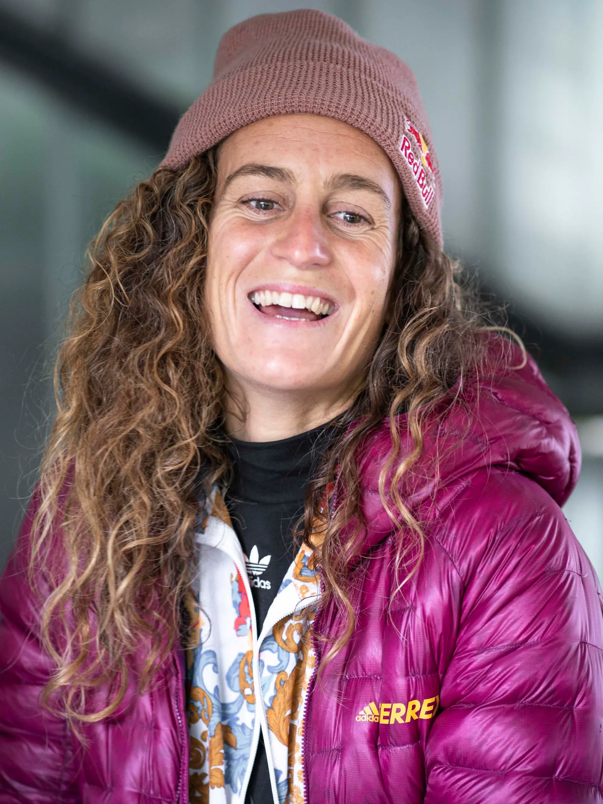 The big wave surfer Justine Dupont was in Bordeaux, France, on May 21, 2021 to present the film ''Enfer & Paradis'' directed by Antoine Chicoye, Michael Darrigade and Lucas Lesbats on the Megrama Cinema of Bordeaux. (Photo by Fabien Pallueau/NurPhoto)
