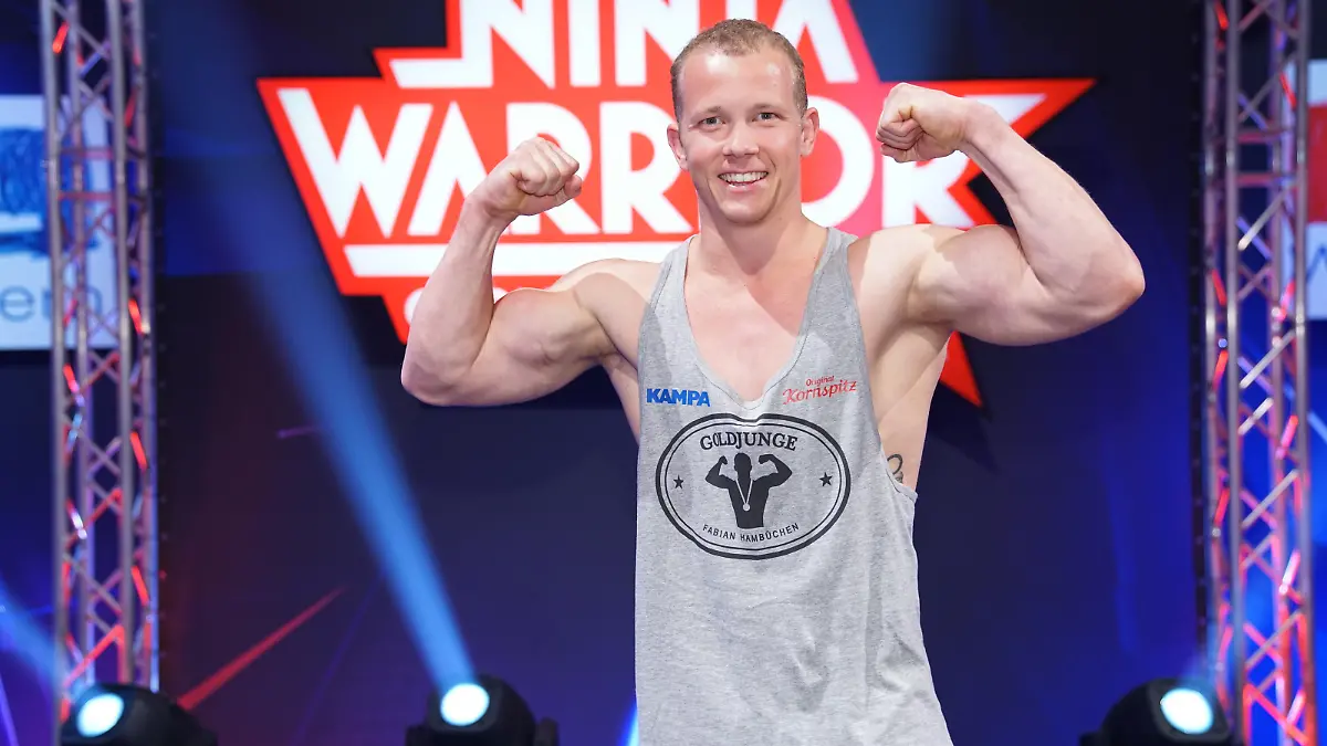 BU: Fabian Hambüchen.
BB: Foto: MG RTL D / Stefan Gregorowius, Porträt, neutral, Logo, Promispecial, Vorrunde, AZ 25.05.2018