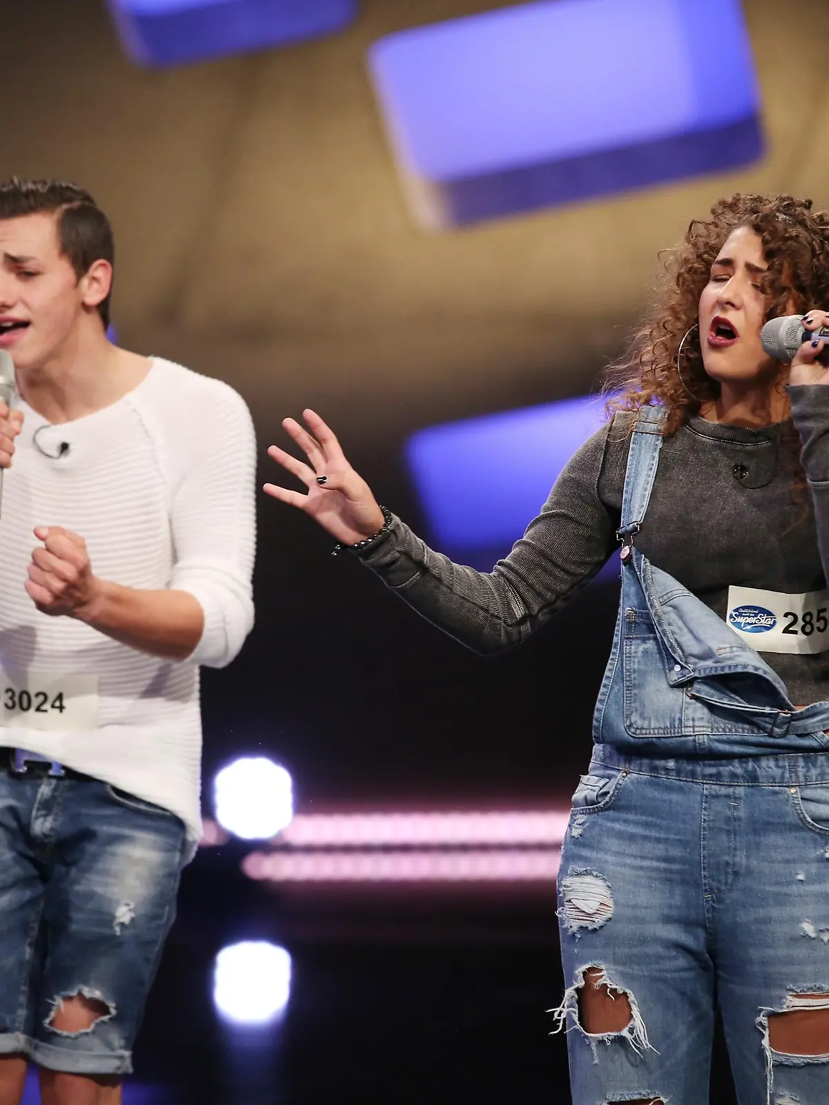 Madeleine Zimmermann aus Kirchheim und Nino Zimmermann aus Pfarrkirchen.   Verwendung der Bilder fÃ¼r Online-Medien ausschlieÃŸlich mit folgender Verlinkung:'Alle Infos zu 'Deutschland sucht den Superstar' im Special bei RTL.de: http://www.rtl.de/cms/sendungen/superstar.html
