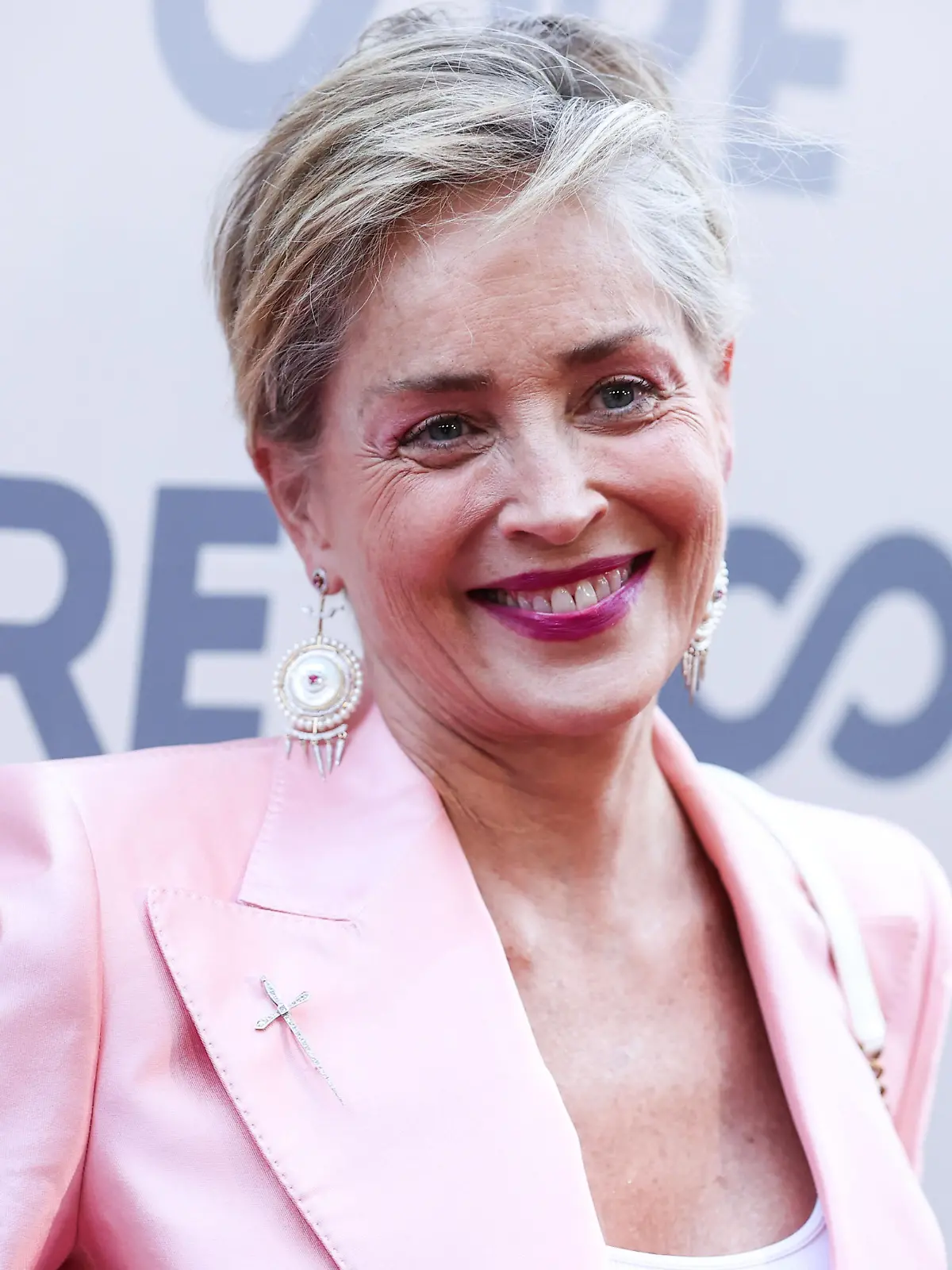 American actress Sharon Stone arrives at the 2022 CORE Gala Hosted By Sean Penn And Ann Lee (formerly J/P Haitian Relief Organization) held at the Hollywood Palladium on June 10, 2022 in Hollywood, Los Angeles, California, United States. (Photo by Xavier Collin/Image Press Agency/NurPhoto)