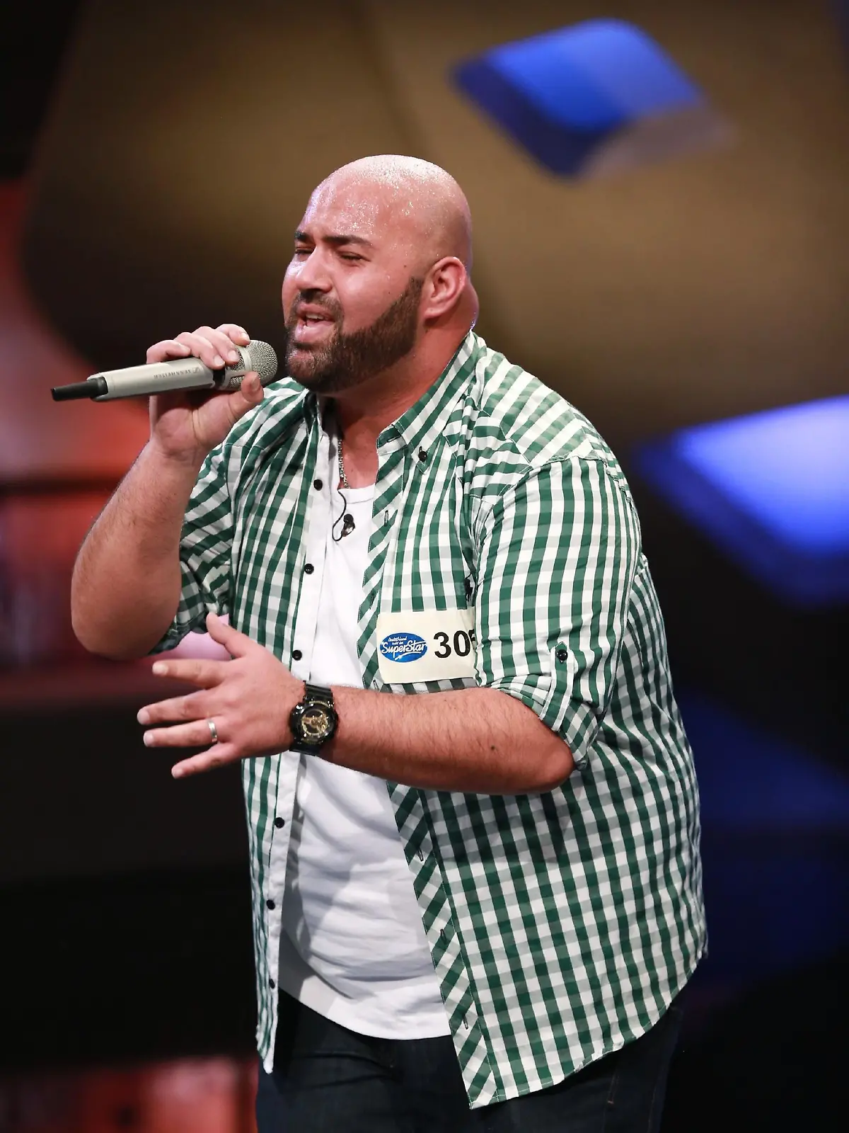 Aymen Zaouali aus Essen.     Verwendung der Bilder für Online-Medien ausschließlich mit folgender Verlinkung:'Alle Infos zu 'Deutschland sucht den Superstar' im Special bei RTL.de: http://www.rtl.de/cms/sendungen/superstar.html