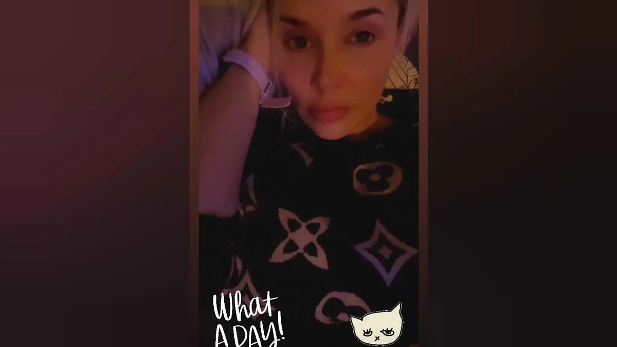 Daniela Katzenberger postet "What A Day" in ihrer Insta-Story
