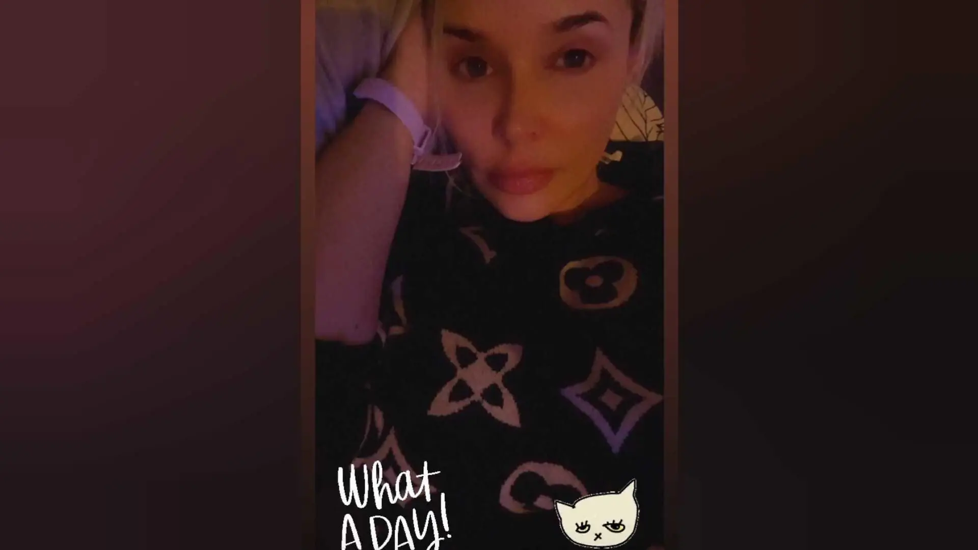 Daniela Katzenberger postet "What A Day" in ihrer Insta-Story
