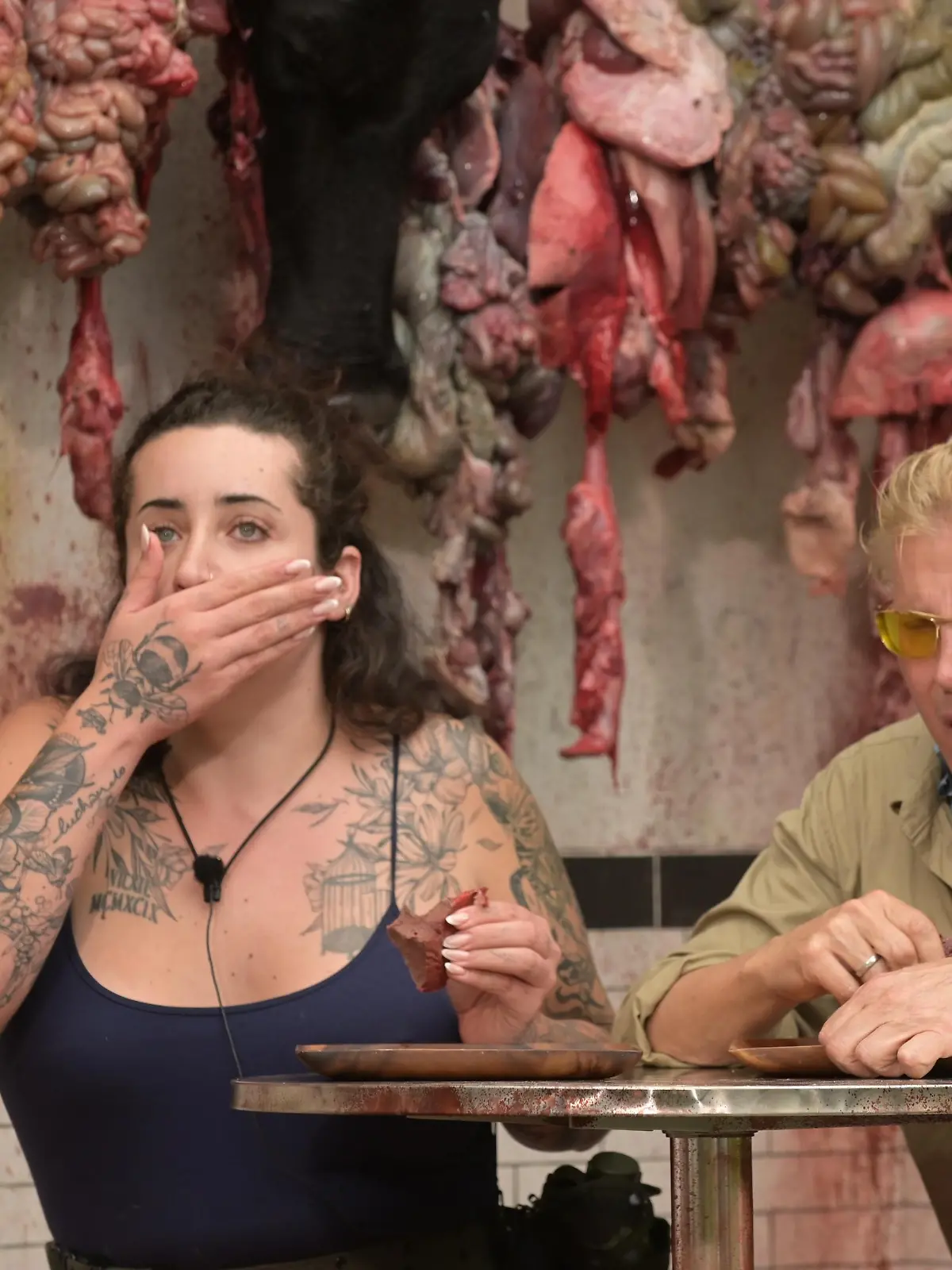 ACHTUNG: SPERRFRIST FÜR ALLE MEDIEN BIS SAMSTAG, 21.01.2023, 24.00 UHR !!! Tag 9: Dschungelprüfung "Ohne Fleisch kein Preis".  Jolina Mennen und Markus Mörl bemühen sich sehr, die 142 Gramm "Kamel-Lunge" innerhalb der 90 Sekunden im Mund zu verarbeiten. Da es beide nicht schaffen, gibt es keinen Stern.

Die Verwendung des sendungsbezogenen Materials ist nur mit dem Hinweis und Verlinkung auf RTL+ gestattet.