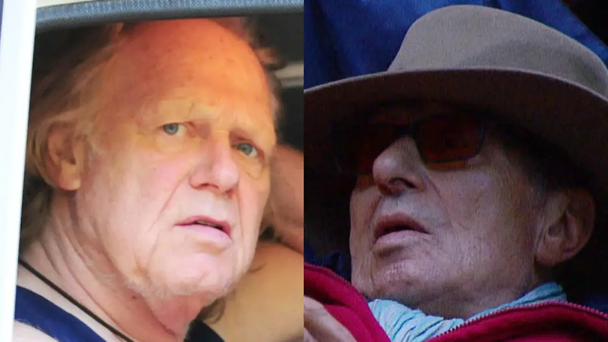 Für Gunter Gabriel (l.) und Rolf Zacher waren die Strapazen im Camp zu viel