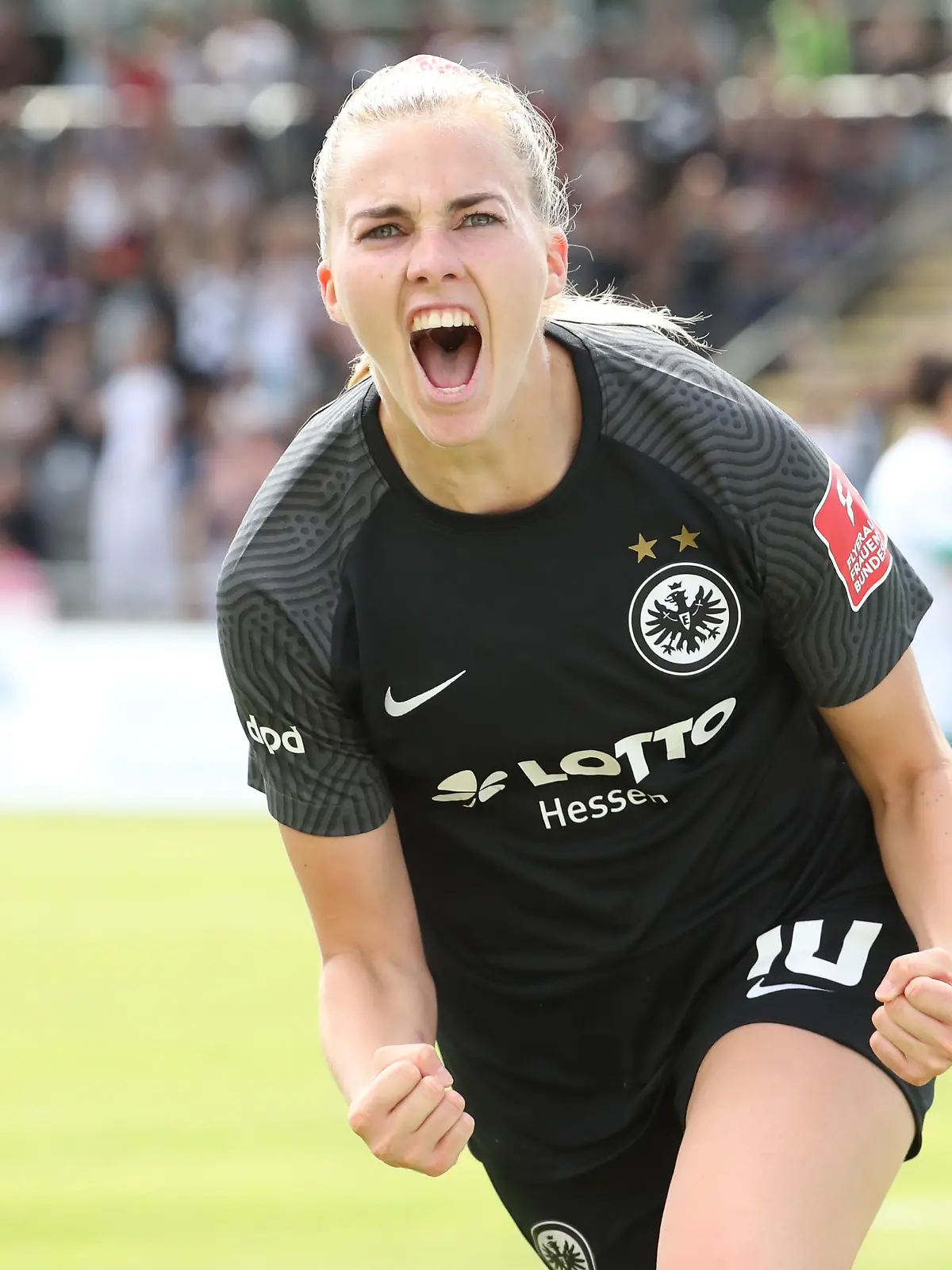 Freigang Laura,(Eintracht Frankfurt,c#10), (DFL DFBB REGULATIONS PROBHIT ANY USE OF PHOTOGRAPHERS as IMAGE SEQUENCES and or QUASI-VIDEO ) ,Foto: Uli Scherbaum/Eibner-Pressefoto