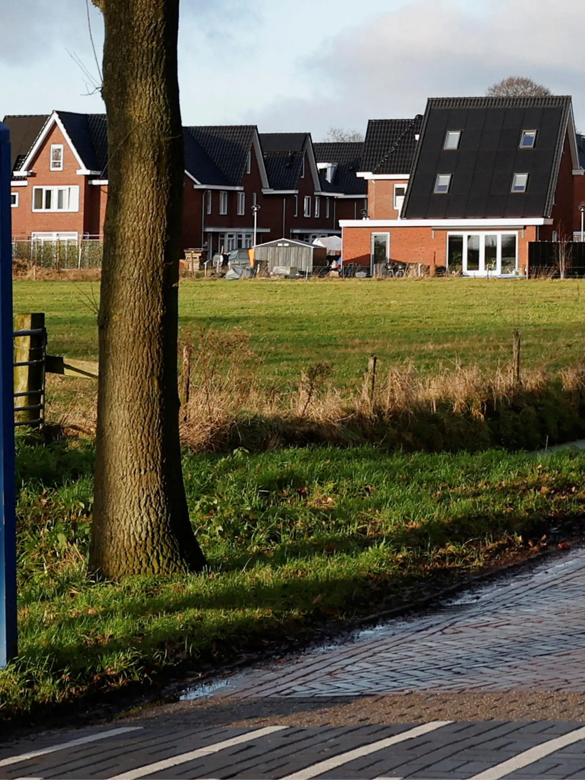 A general view of a street in the Dutch village of Ommeren, Netherlands January 6, 2023. REUTERS/Piroschka van de Wouw