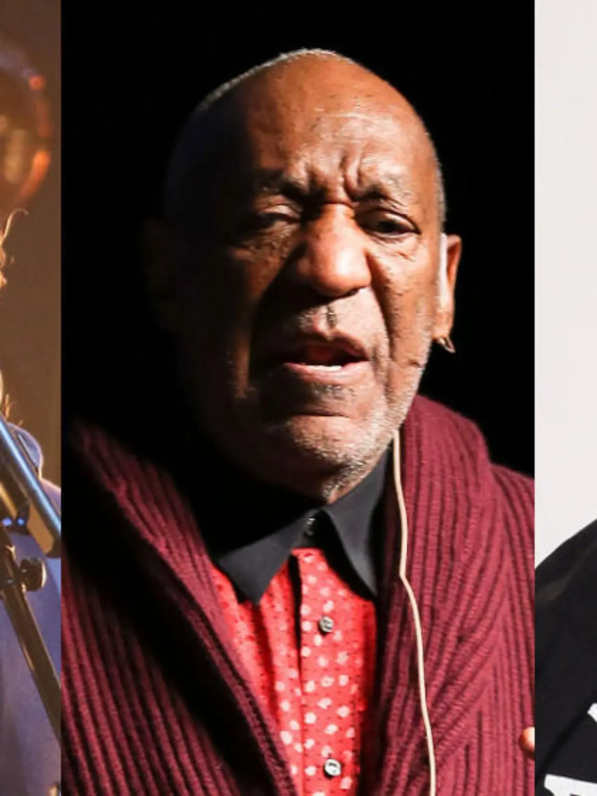 Andreas Kümmert, Bill Cosby und Hulk Hogan (v.l.) sorgten 2015 für Schlagzeilen