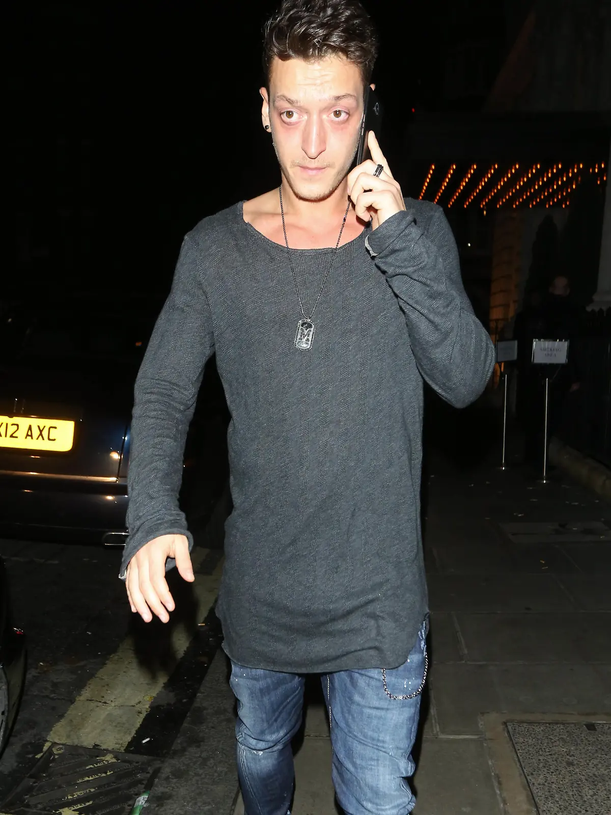 Arsenal F.C. Christmas Party Held At Libertines Nightclub In London With Many Of The Team Showed Up.Arsenal Went Top Of The Barclays Premier League Today And Rival Team Tottenham Was Also Having There Christmas Party In The Same Club After There Earlier Defeat To Newcastle United.