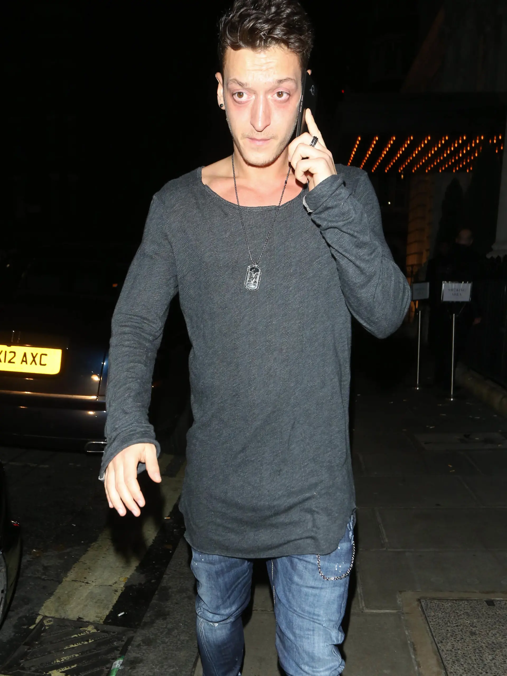 Arsenal F.C. Christmas Party Held At Libertines Nightclub In London With Many Of The Team Showed Up.Arsenal Went Top Of The Barclays Premier League Today And Rival Team Tottenham Was Also Having There Christmas Party In The Same Club After There Earlier Defeat To Newcastle United.