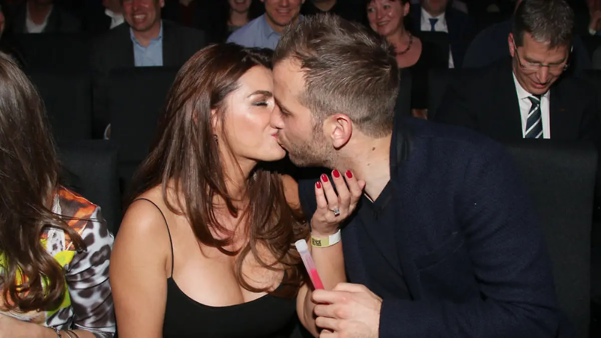 Ein Bild aus gemeinsamen Tagen: Sabia Boulahrouz mit Rafael van der Vaart im März in Hamburg