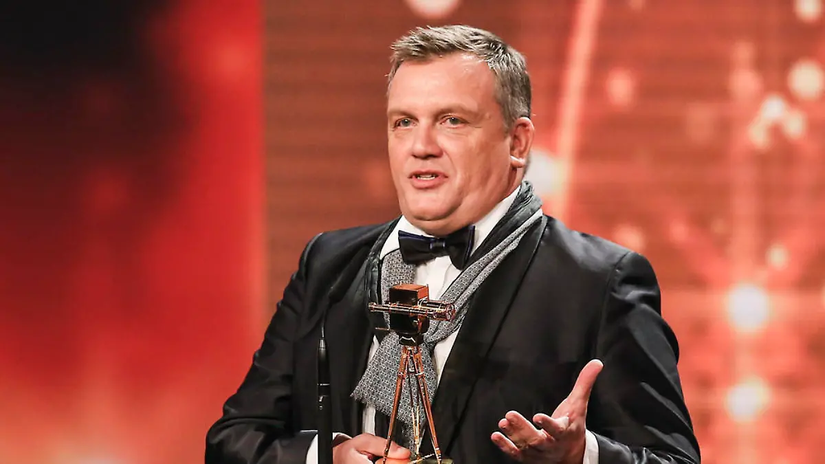 Hape Kerkeling bei der Verleihung der Goldenen Kamera im Frühjahr 2015