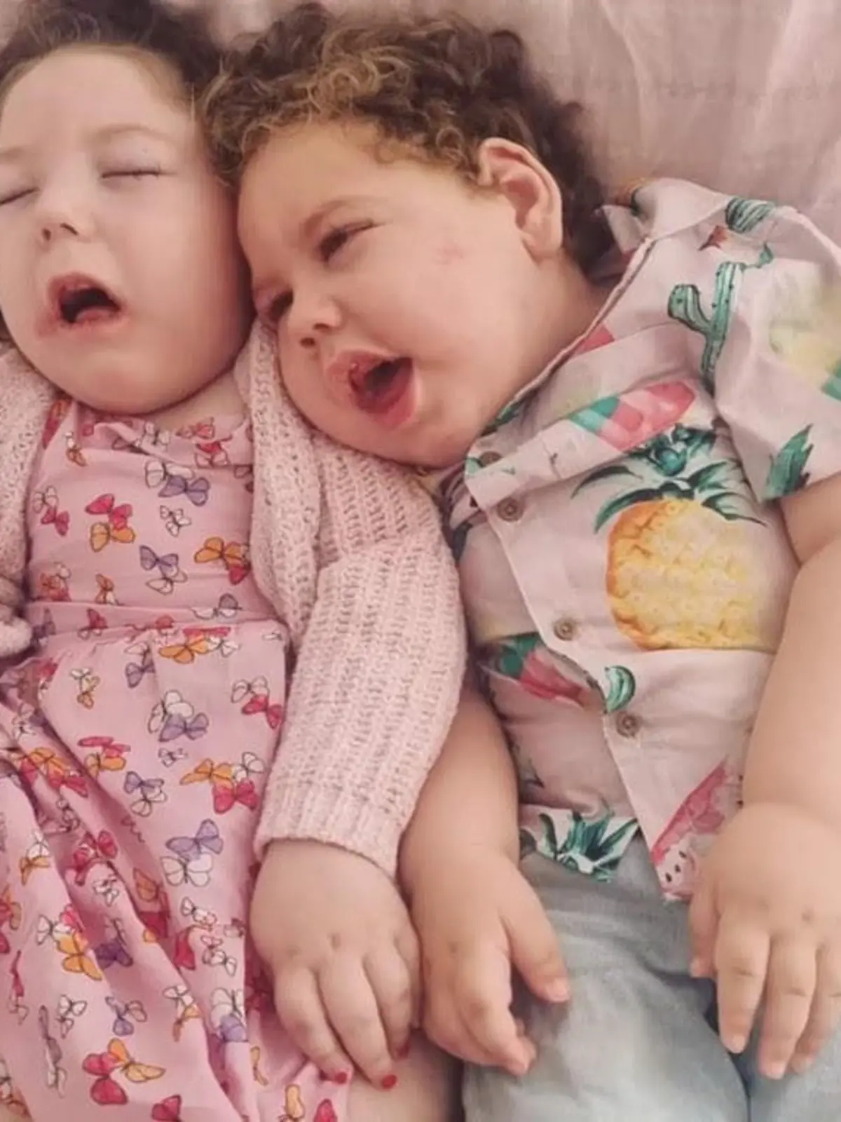 Story from Jam Press (Disabled Children Trolled)

Pictured: Ava-Grace and Henry.

'Cruel trolls say our disabled children should be 'put down' because they will die young – but we're focusing on celebrating the time we have left'

A young couple have revealed the "devastating" toll a rare condition is having on their tots – but hope to educate online trolls about their battle. 

Charlotte Smith, 29, and her partner, Tom Harding, 26, from Bridlington, Yorkshire, have shared their heartbreak after discovering both of their children, Ava-Grace, four and Henry, two, are living on borrowed time. 

Upon realising their tots weren't reaching certain milestones as expected, they sought out medical advice and the children were diagnosed with both lissencephaly and microcephaly.

Heartbreakingly, the health problems associated with the conditions often makes lifespan shorter – with the tots given an average predicted lifespan of just 10 years old.

But instead of grieving the limited time they have left, Charlotte and Tom have decided to celebrate their little ones' lives and make each day full of adventure. 

However, the family-of-four have been "targeted" online with cruel comments from trolls, but in a bid to challenge the negativity, they hope to educate others on the condition with their 55,000 followers on TikTok. 

"We've had people leave harsh comments such as: 'Can't wait to pay for these vegetables for the rest of my life' because we're on disability allowance," Charlotte told NeedToKnow.Online. 

"Others have said: 'They need putting down, no quality of life' and it's hurtful, but we try not to listen to them. 

"Instead, a lot of the toxic comments are deleted, but we still don't understand why people feel the need to do this. 

"Charlotte likes to put out content on an average day in our lives and things about the kids, that's the most important thing to us.

"The conditions have stopped all milestones and they can't develop past the state of three months 