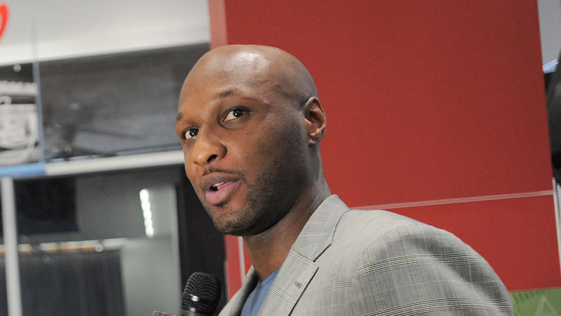 Lamar Odom bei einer Laden-Eröffnung im Herbst 2012