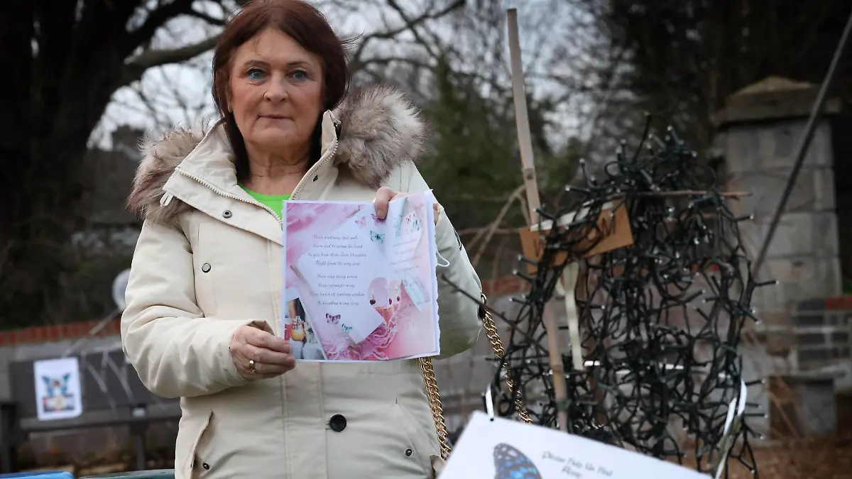 EXCLUSIVE: Friend’s and relatives of Amy Fitzpatrick who went missing in Spain came to celebrate her 30th birthday sensory garden in Edenmore. . 13 Jan 2023 Pictured: Friend’s and relatives of Amy Fitzpatrick who went missing in Spain came to celebrate her 30th birthday sensory garden in Edenmore. . Photo credit: Mirrorpix / MEGA TheMegaAgency.com +1 888 505 6342 (Mega Agency TagID: MEGA932434_004.jpg) [Photo via Mega Agency]