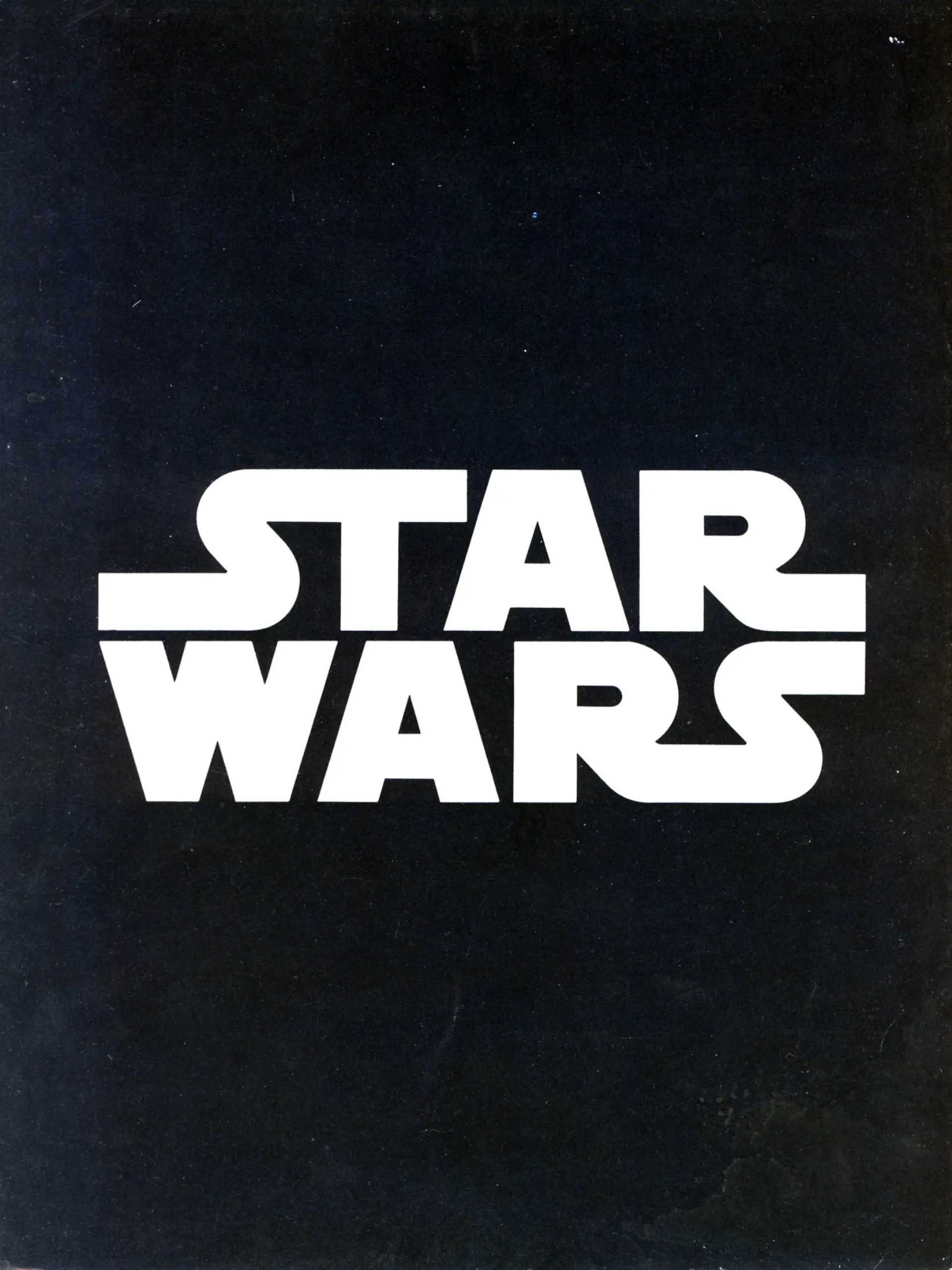 STAR WARS [US 1977]  LOGO  YOU MUST CREDIT: LUCASFILM     Date: 1977 (Mary Evans Picture Library) Keine Weitergabe an Drittverwerter., Nur für redaktionelle Verwendung.