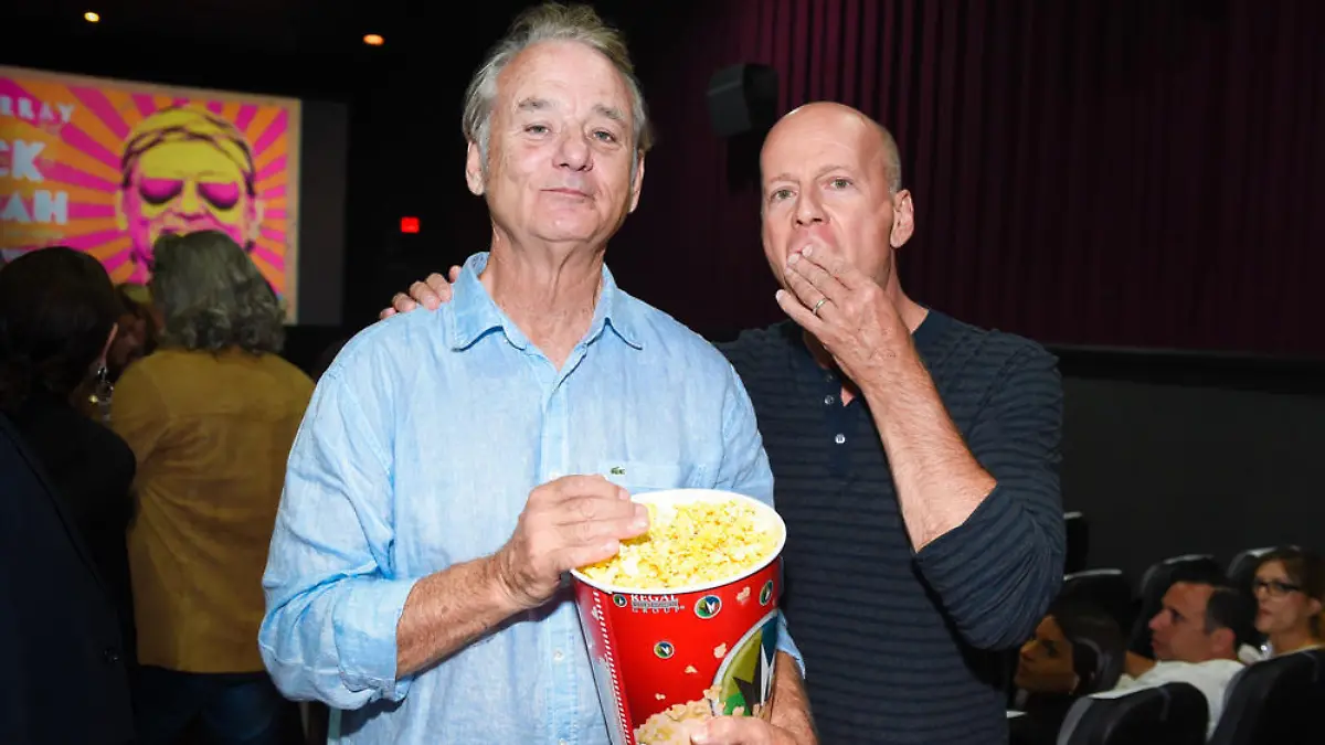 Bill Murray und Bruce Willis bei der Premiere ihres Kino-Flops "Rock the Kasbah"