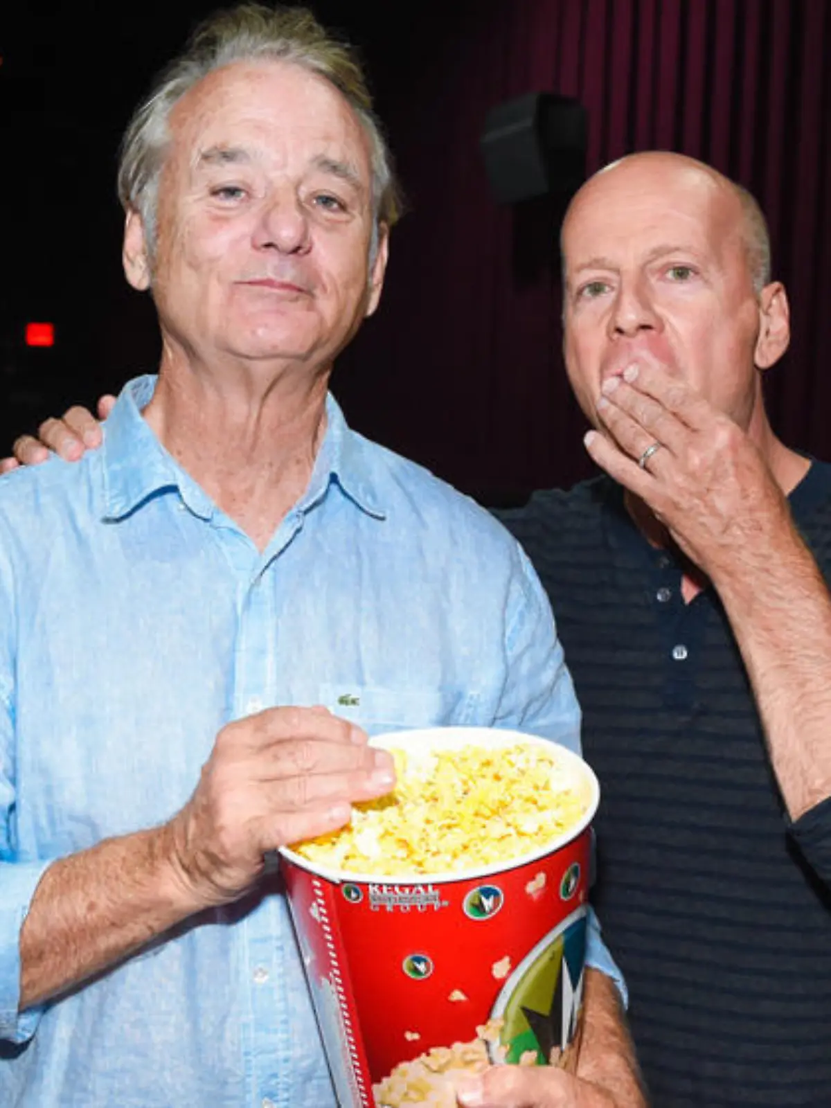 Bill Murray und Bruce Willis bei der Premiere ihres Kino-Flops "Rock the Kasbah"