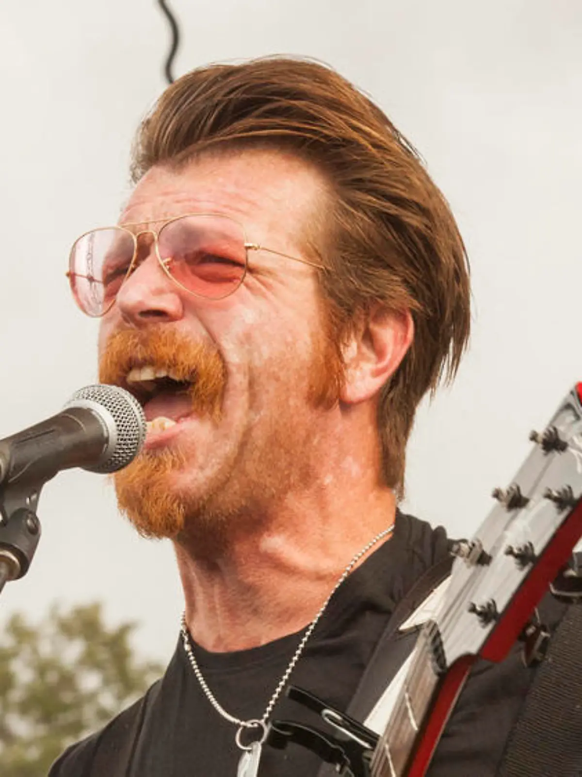 Eagles-of-Death-Metal-Frontmann Jesse Hughes bei einem Konzert im September