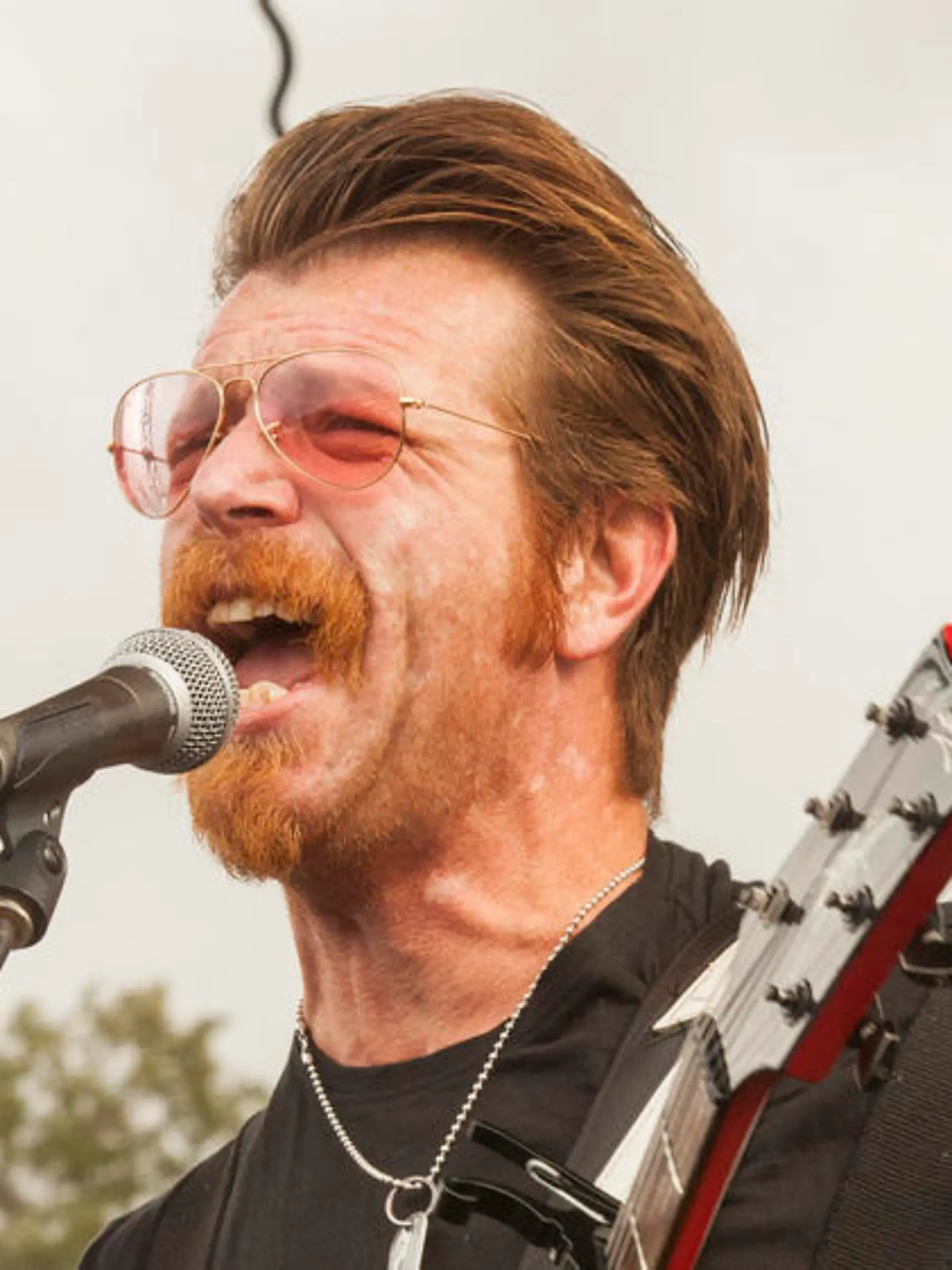 Eagles-of-Death-Metal-Frontmann Jesse Hughes bei einem Konzert im September