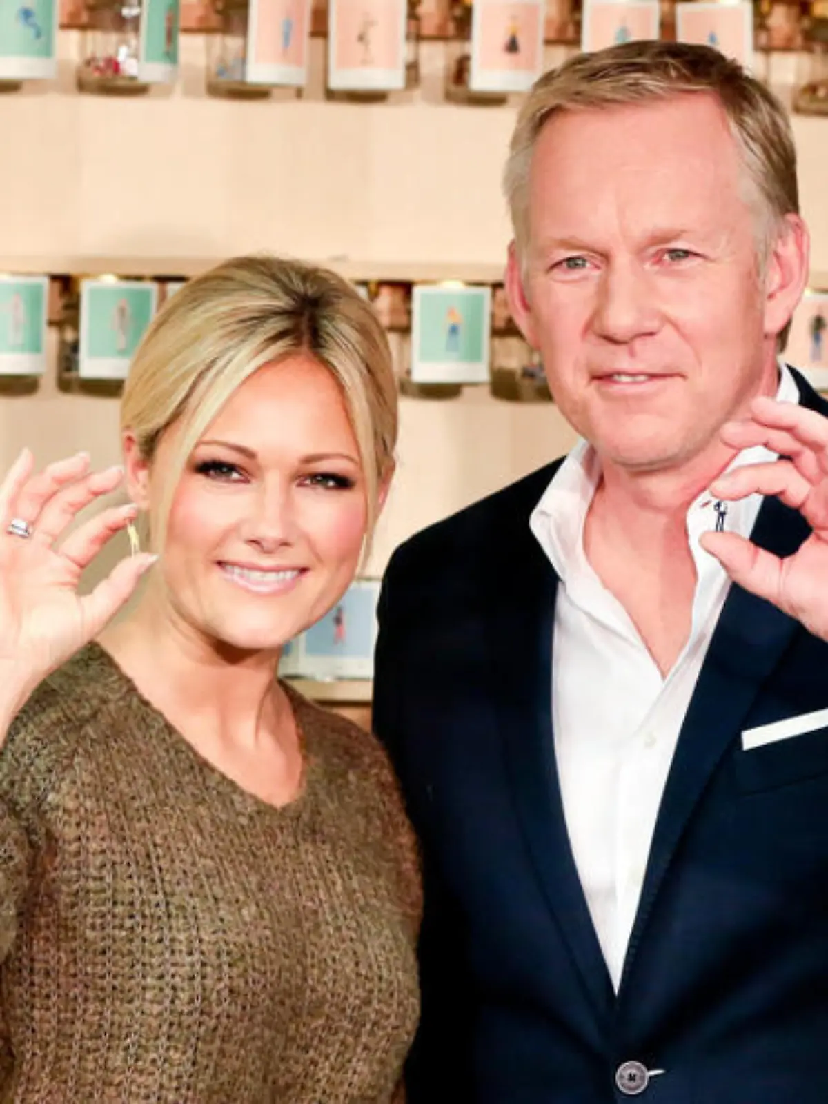 Helene Fischer und Johannes B. Kerner präsentieren ihre Miniatur-Versionen