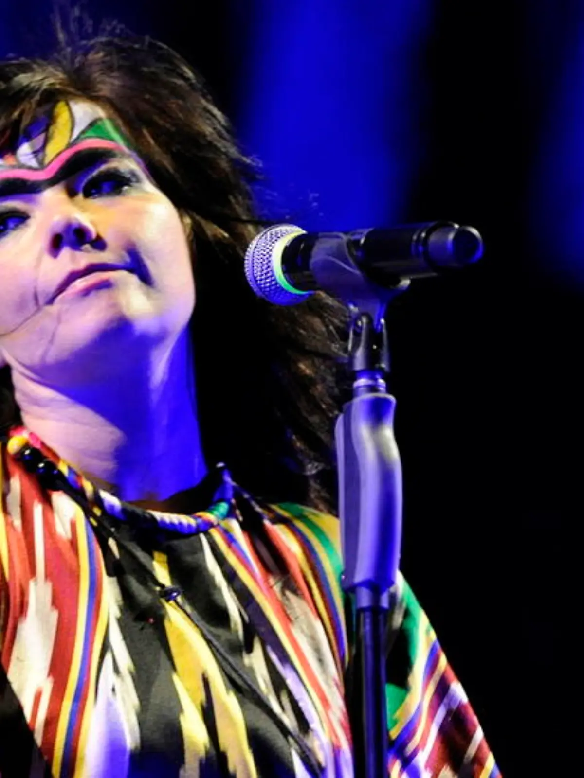 Björk bei einem Auftritt beim Melt-Festival in Gräfenhainichen