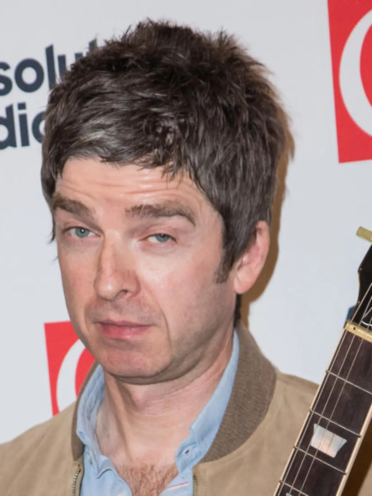 Noel Gallagher bei den Q-Awards: Gitarren mag er. Aktuellen Pop eher nicht.