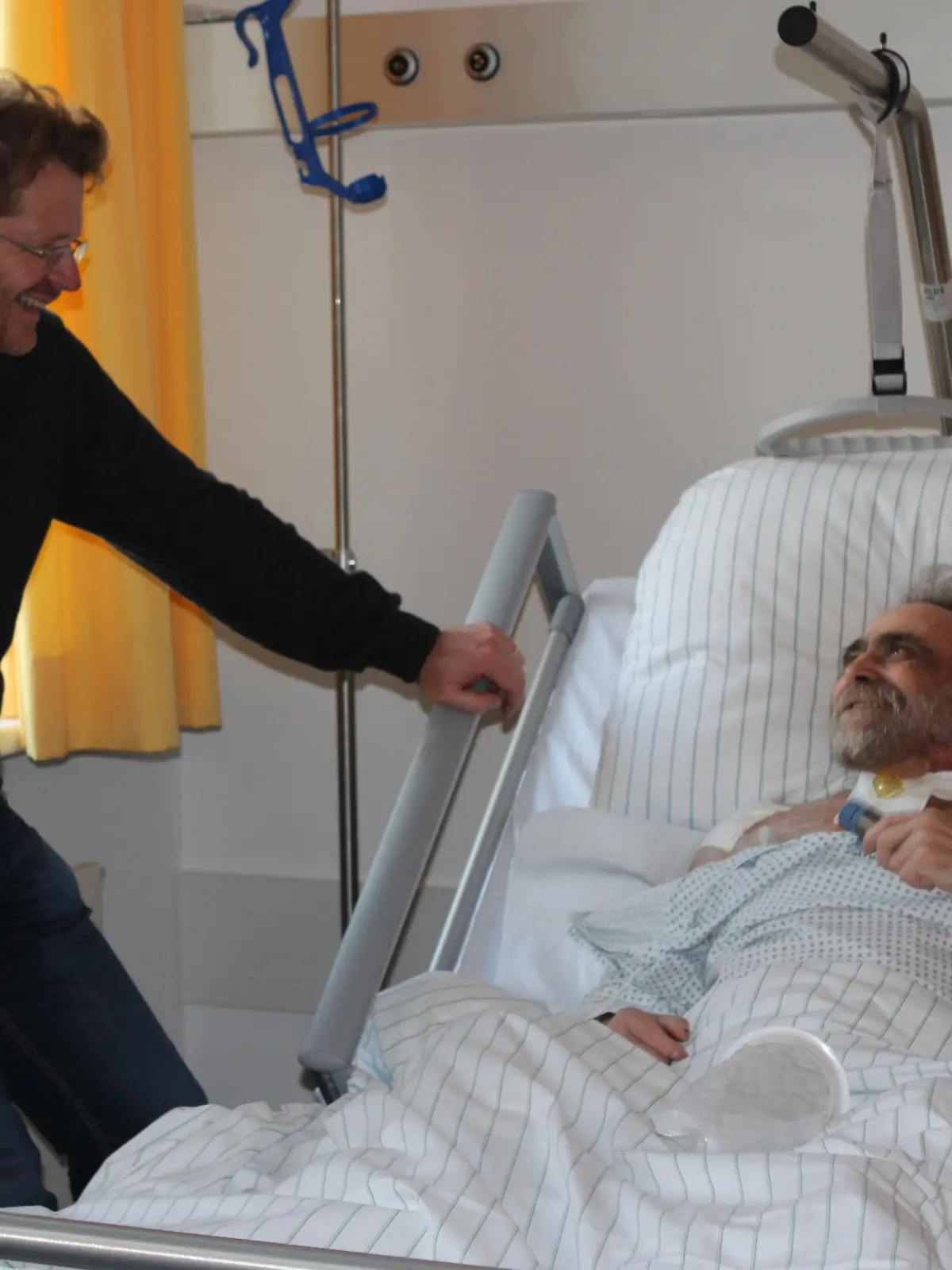 Palliativmedizin Lukas Radbruch und Patient Kurt Bergmann