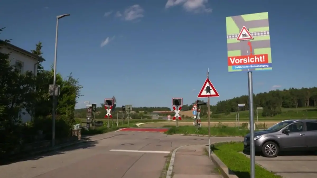 Bahnübergang Gerleshofen