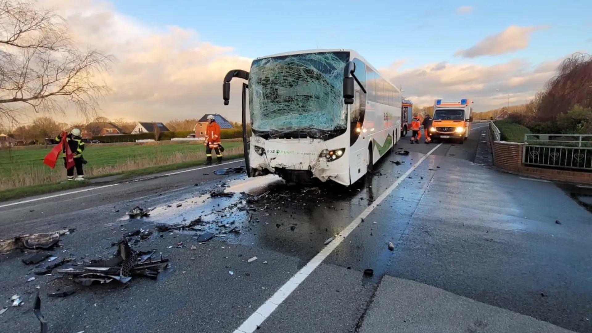 Unfallstelle B 495
