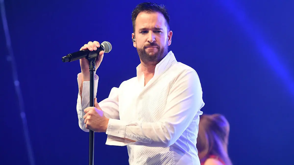 Sieht so ein Schlaganfallpatient aus? Michael Wendler bei einem Konzert am Wochenende
