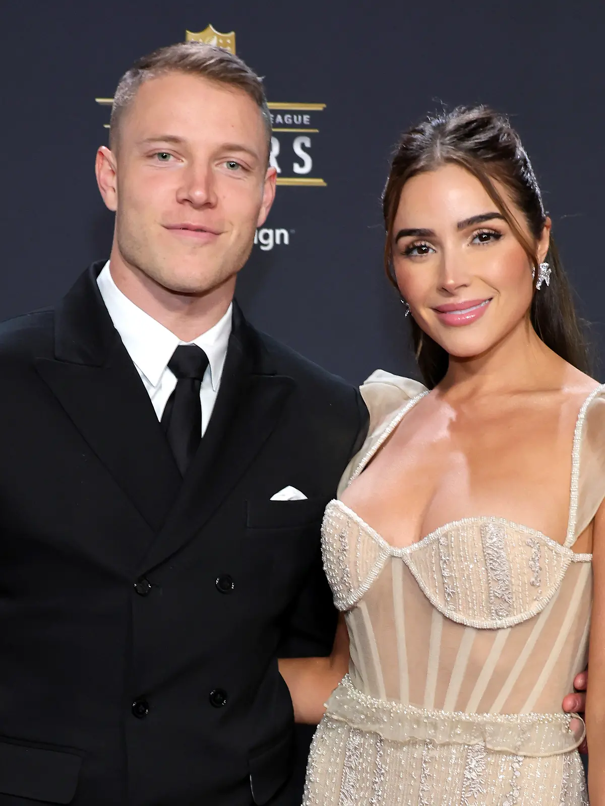 Christian McCaffrey und Olivia Culpo
