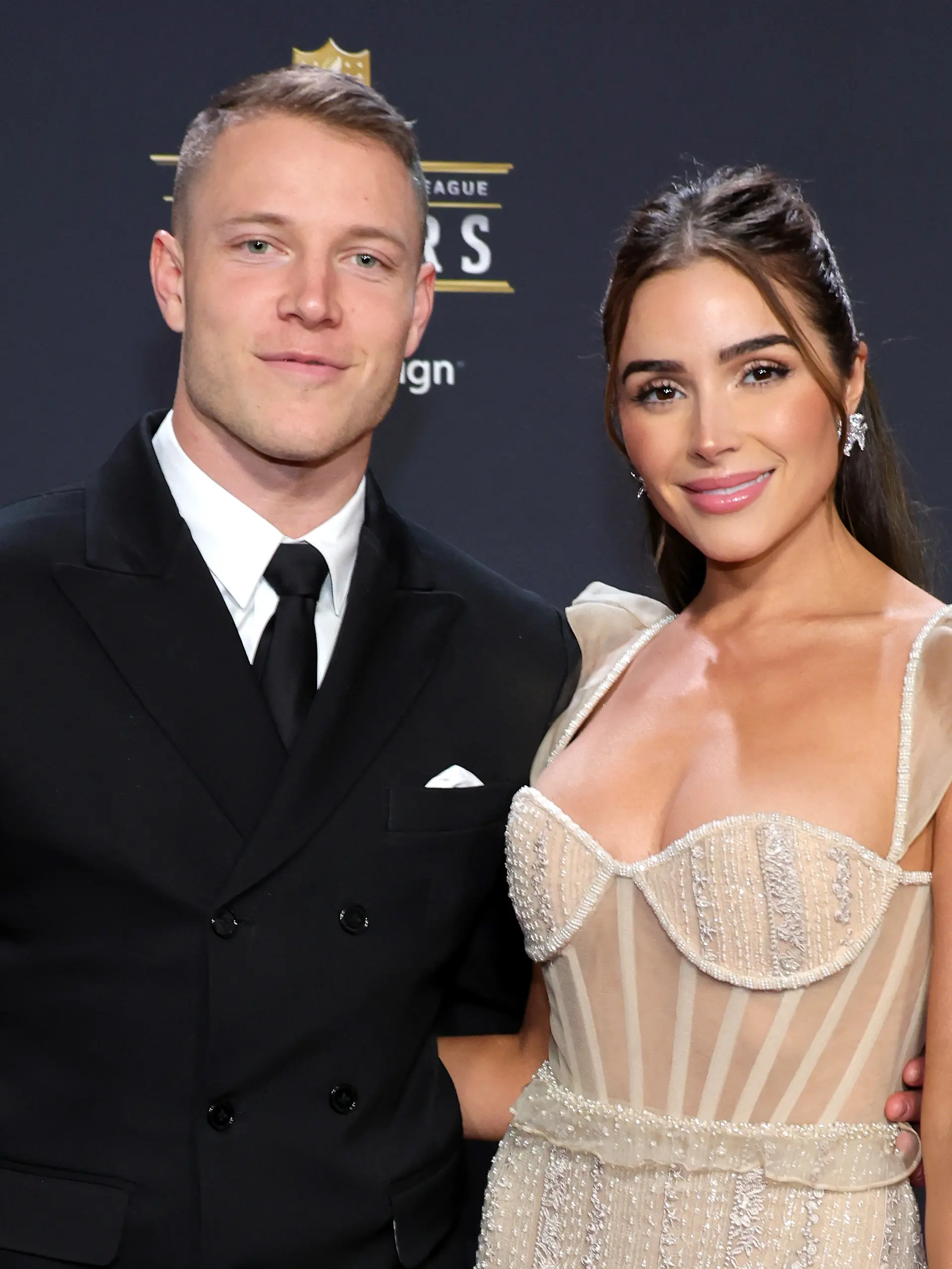 Christian McCaffrey und Olivia Culpo