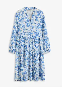 Tunika-Kleid aus fließender Viskose