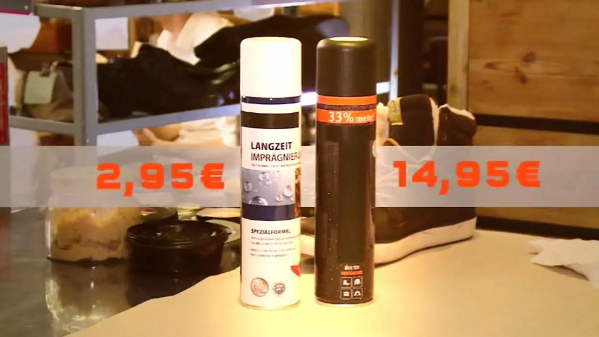 Schuhe gegen Matschwetter aufrüsten Muss ein Imprägnierspray wirklich teuer sein?