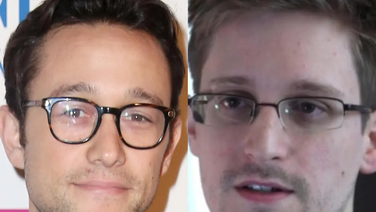 Joseph Gordon-Levitt (l.) ist demnächst als Edward Snowden zu sehen
