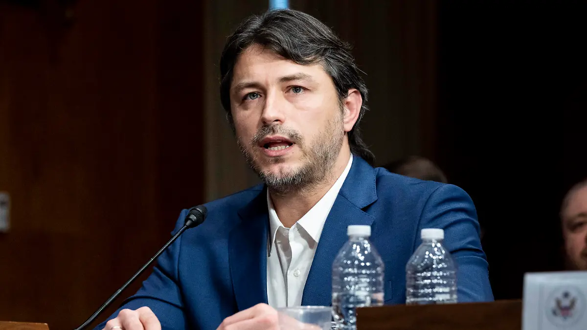 December 7, 2022, Washington, District of Columbia, United States: SERHIY PRYTULA, Founder and Chairman of the Ukraine-based Prytula Charity Foundation, speaking at a hearing of the Helsinki Commission / Commission on Security and Cooperation in Europe about the civil society campaign to improve the lethality and survivability of the Ukrainian military. Washington United States - ZUMAb161 20221207_zap_b161_014 Copyright: xMichaelxBrochsteinx