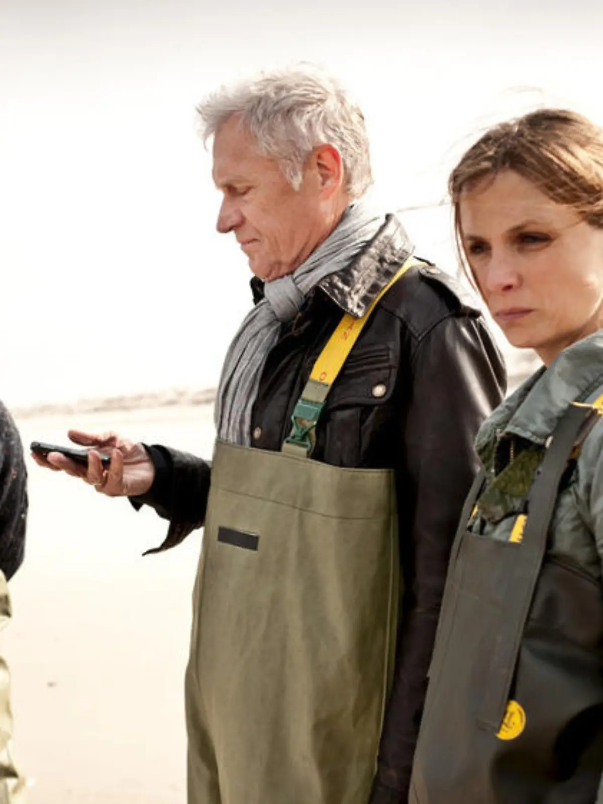 "Nord Nord Mord": Hinnerk Feldmann (l.), Theo Clüver (r.) und Ina Behrendsen ermitteln auf Sylt