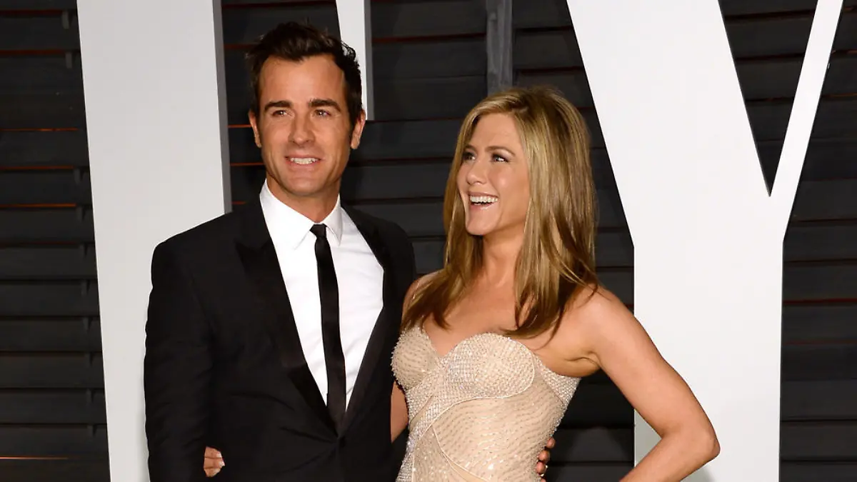 Jennifer Aniston und Justin Theroux auf der "Vanity Fair"-Oscarparty