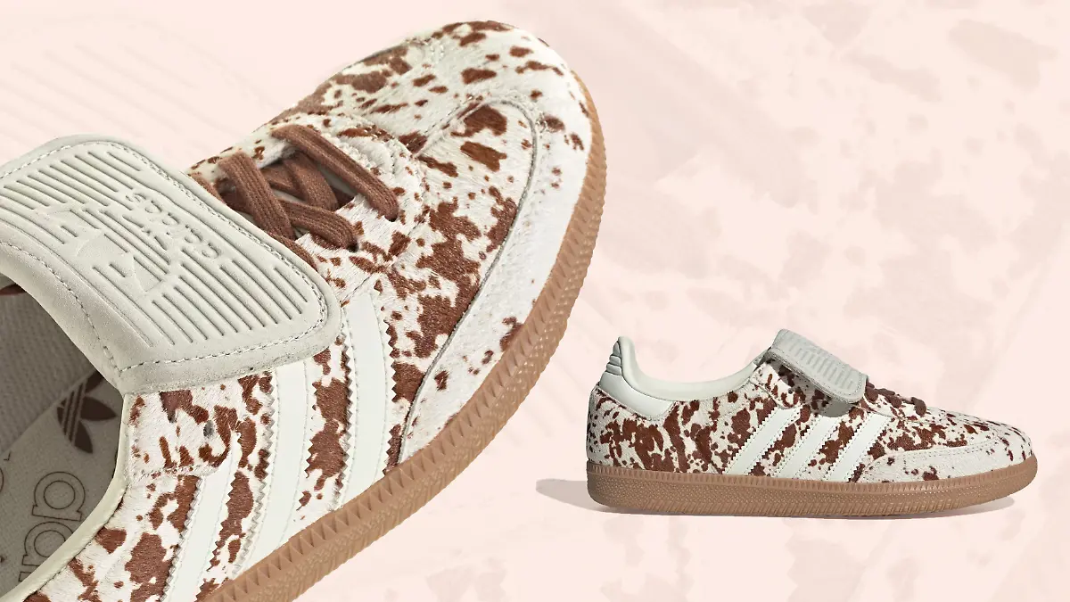 Adidas Samba LT mit Cow-Print