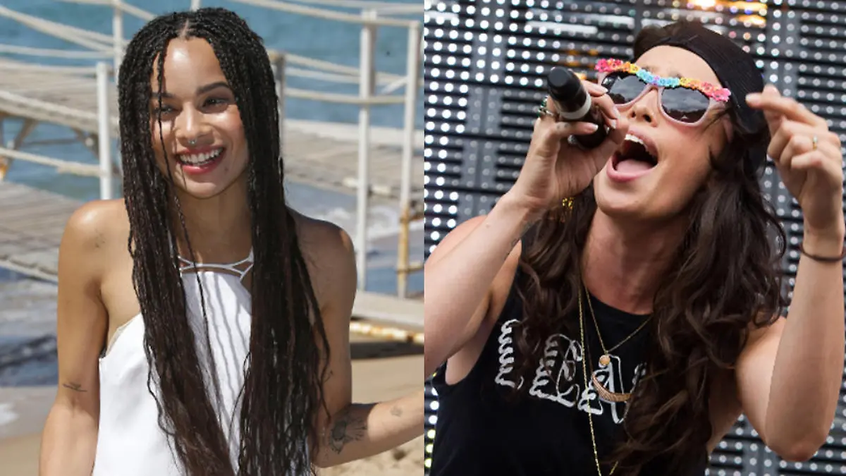 Nehmen #penisgate zusammen lockerer: Zoë Kravitz (li.) und Chelsea Tyler (re.)