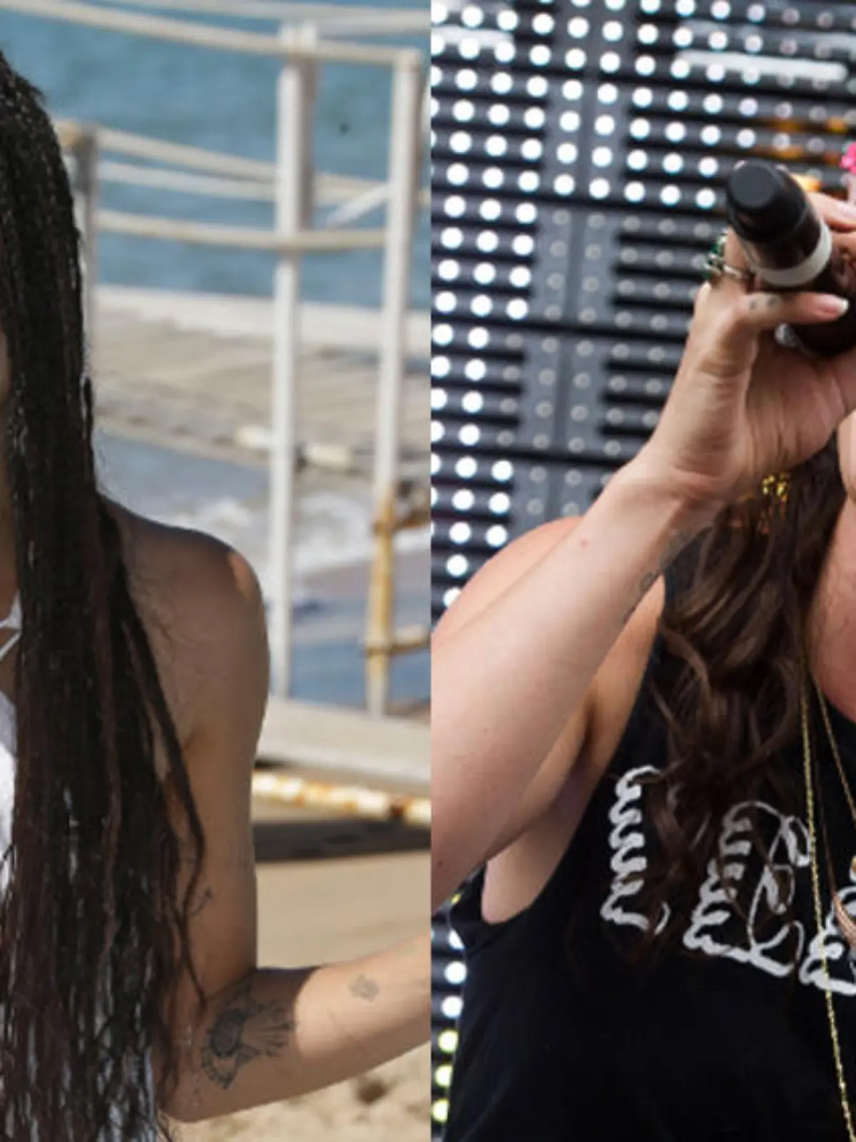 Nehmen #penisgate zusammen lockerer: Zoë Kravitz (li.) und Chelsea Tyler (re.)